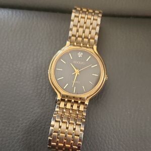 Adolfo Gold Plated Quartz Watch
